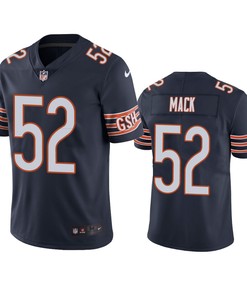 Khalil Mack Chicago Bears Navy Vapor Limited Jersey