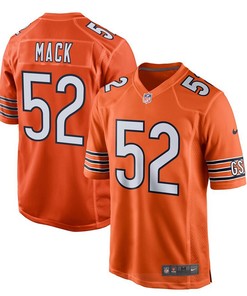 Khalil Mack Chicago Bears Nike Youth Alternate Game Jersey - Orange