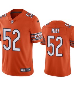 Khalil Mack Chicago Bears Orange Vapor Limited Jersey