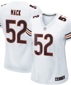 Khalil Mack Chicago Bears Womens Player Game Jersey - White Nfl