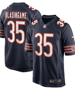 Khari Blasingame Chicago Bears Game Player Jersey - Navy