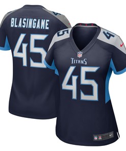 Khari Blasingame Tennessee Titans Womens Team Game Jersey - Navy Nfl