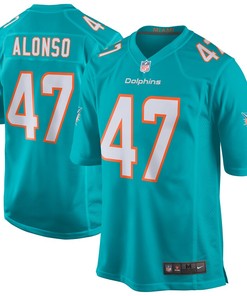 Kiko Alonso Miami Dolphins Nike New 2018 Game Jersey - Aqua