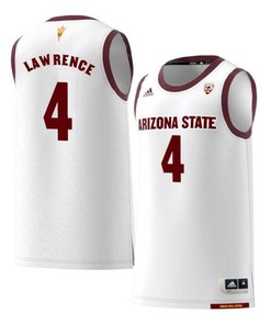 Kimani Lawrence 4 Arizona State Sun Devils Retro Basketball Men Jersey - White