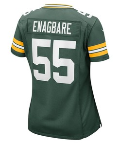 Kingsley Enagbare Green Bay Packers Women's Player Game Jersey - Green