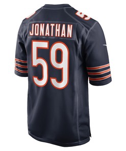 Kingsley Jonathan Chicago Bears Game Player Jersey - Navy