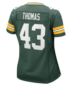 Kiondre Thomas Green Bay Packers Women's Game Player Jersey - Green