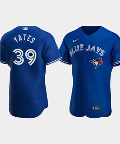 Kirby Yates 39 Toronto Blue Jays Royal Alternate Jersey