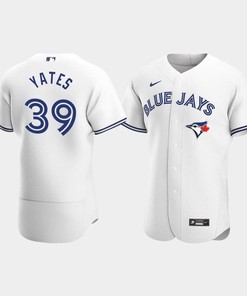 Kirby Yates 39 Toronto Blue Jays White Home Jersey