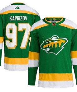 Kirill Kaprizov 97 Minnesota Wild Reverse Retro 2.0 Jersey - Green