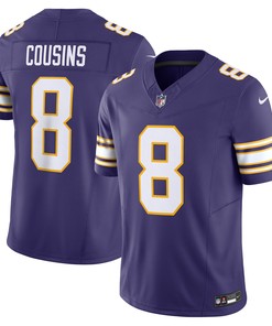 Kirk Cousins 8 Minnesota Vikings Classic Vapor F.U.S.E. Limited Men Jersey - Purple