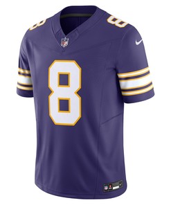 Kirk Cousins 8 Minnesota Vikings Classic Vapor F.U.S.E. Limited Men Jersey - Purple