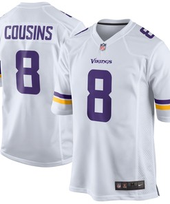 Kirk Cousins Minnesota Vikings Game Jersey - White Nfl