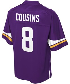 Kirk Cousins Minnesota Vikings Nfl Pro Line Youth Team Color Jersey - Purple