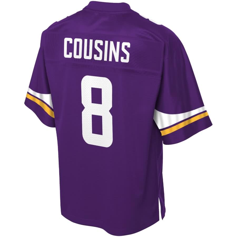Kirk Cousins Minnesota Vikings Nfl Pro Line Youth Team Color Jersey - Purple