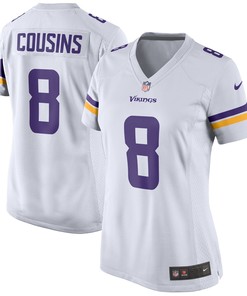 Kirk Cousins Minnesota Vikings Womens Game Jersey White Nfl