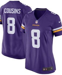 Kirk Cousins Minnesota Vikings Womens Game Player Jersey Purple Nfl