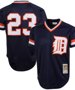 Kirk Gibson Detroit Tigers Mitchell & Ness 1984 Authentic Cooperstown Collection Mesh Batting Practice Jersey - Navy Mlb