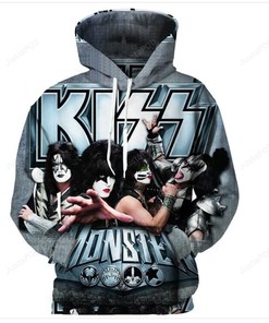Kiss Band Style 1 3D Hoodie Zip Hoodie