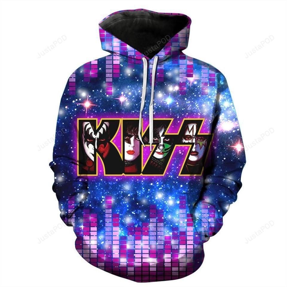 Kiss Band Style 4 3D Hoodie Zip Hoodie