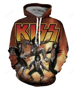 Kiss Band Style 5 3D Hoodie Zip Hoodie