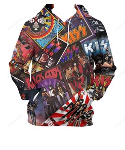 Kiss Band Style 6 3D Hoodie Zip Hoodie