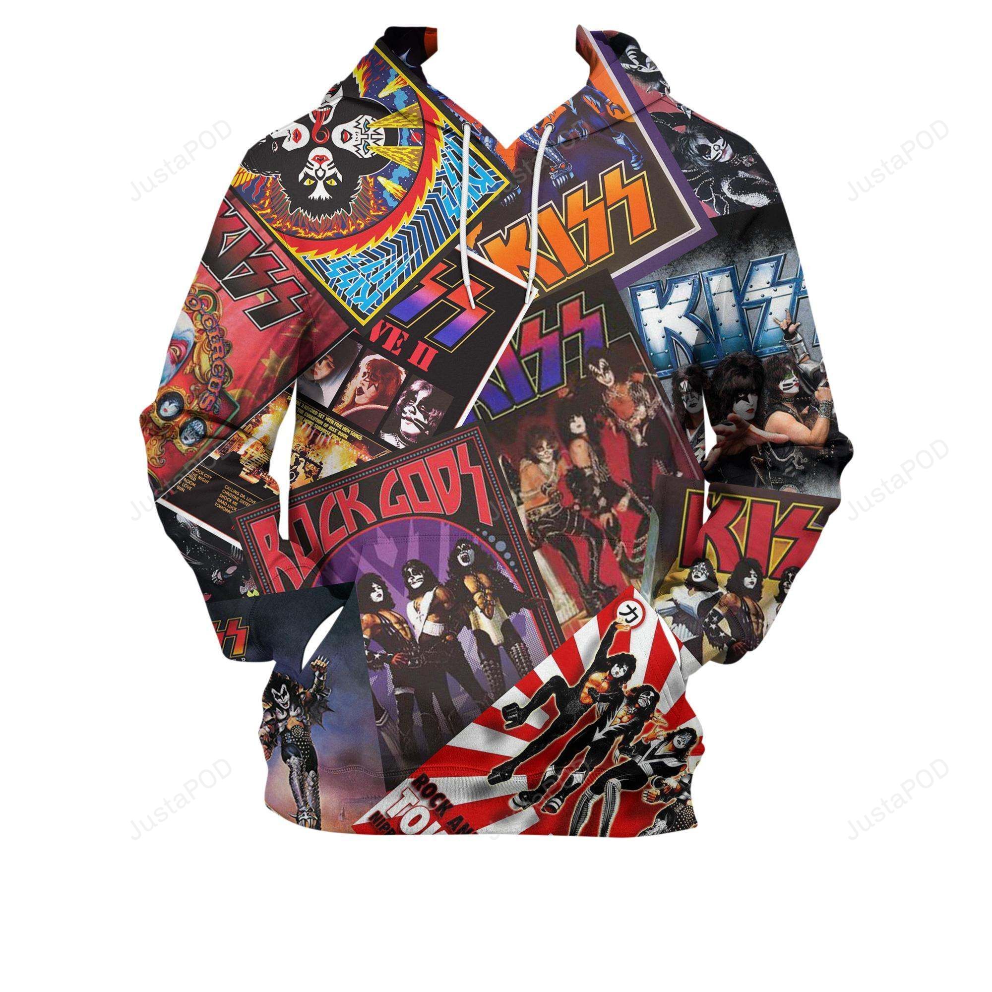 Kiss Band Style 6 3D Hoodie Zip Hoodie