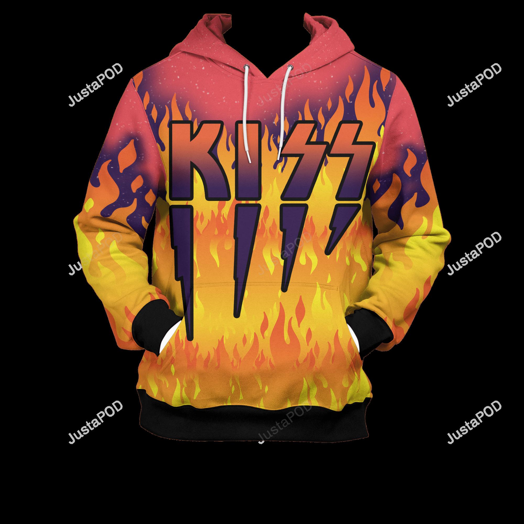 Kiss Band Style 8 3D Hoodie Zip Hoodie