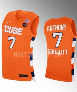 Kiyan Anthony 7 Syracuse Orange Jersey College Basketball Class Of 2025