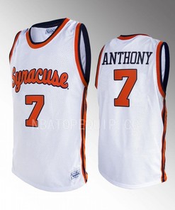 Kiyan Anthony 7 Syracuse Orange White Jersey Retro Basketball Class Of 2025