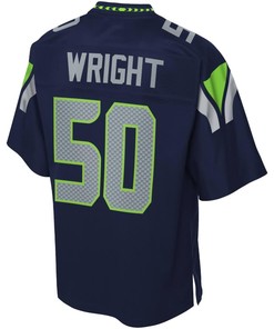 K.j. Wright Seattle Seahawks Nfl Pro Line Player Jersey - College Navy