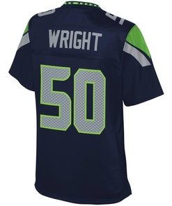 K.j. Wright Seattle Seahawks Nfl Pro Line Womens Player Jersey - College Navy