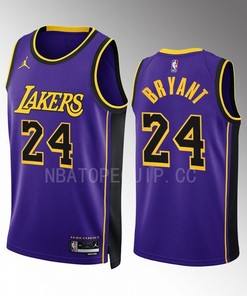 Kobe Bryant 24 Statement Edition Los Angeles Lakers Purple Men Jersey 2022-23 Swingman