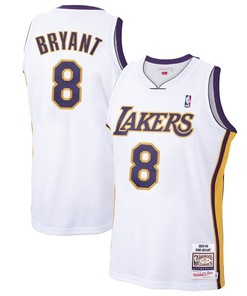 Kobe Bryant Los Angeles Lakers Mitchell And Ness 2003 04 Hardwood Classics Authentic Jersey White Nba