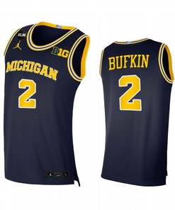 Kobe Bufkin 2 Michigan Wolverines 2022-23 Limited Uniform Jersey College Basketball Navy