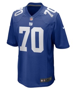 Korey Cunningham 70 New York Giants Home Game Player Jersey - Royal