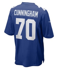Korey Cunningham 70 New York Giants Home Game Player Jersey - Royal