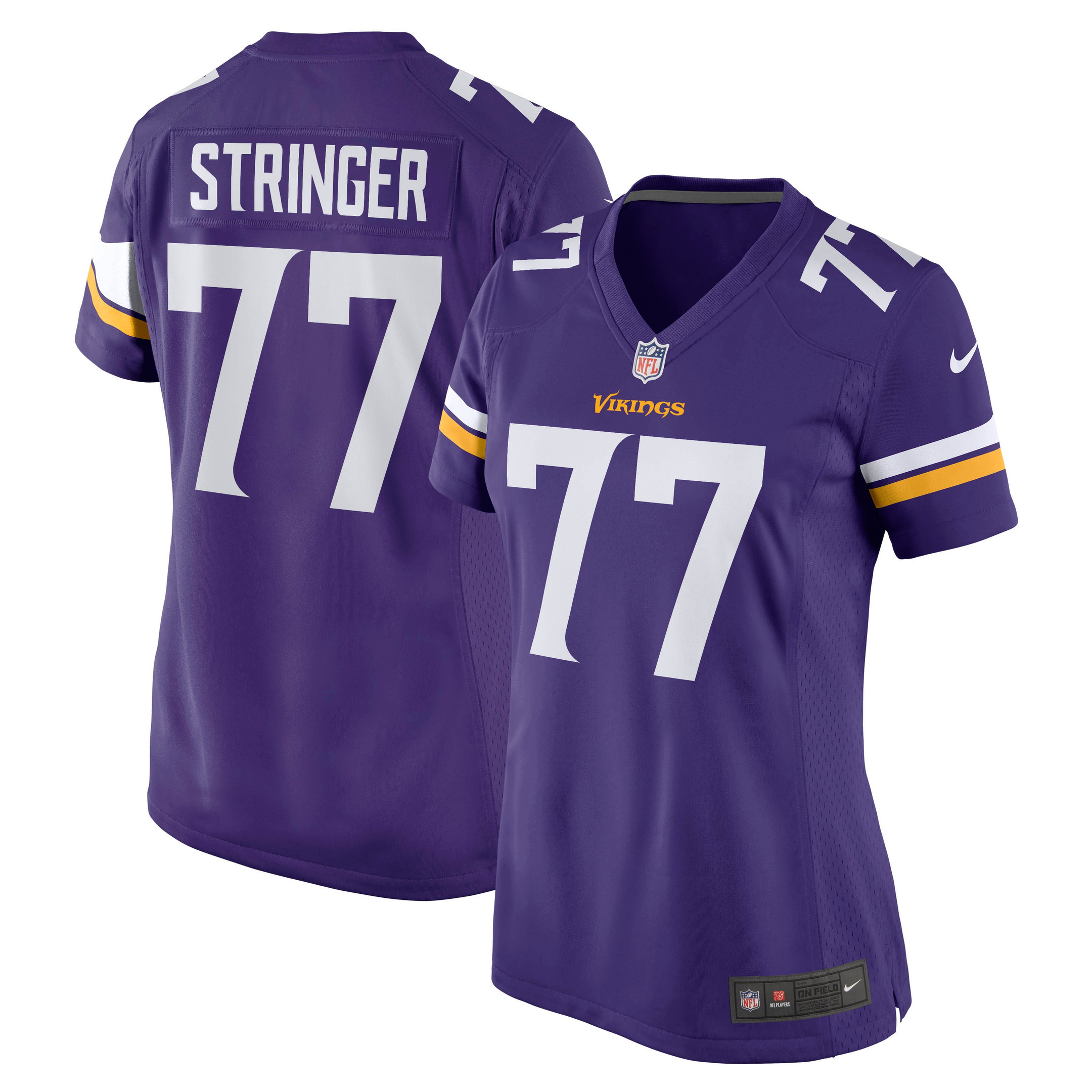 Korey Stringer Minnesota Vikings Womens Retired Player Jersey - Purple Nfl