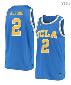 Kory Alford 2 UCLA Bruins Retro Elite Basketball Youth Jersey - Blue