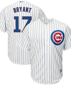 Kris Bryant Chicago Cubs Big And Tall Official Cool Base Player Jersey - White Royal