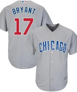 Kris Bryant Chicago Cubs Cool Base Player Jersey - Gray
