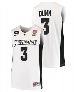 Kris Dunn 3 Providence Friars White College Basketball Alumni Jersey.
