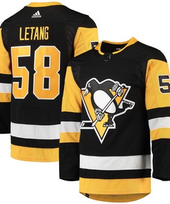 Kris Letang Pittsburgh Penguins Adidas Home Primegreen Authentic Pro Player Jersey - Black Nhl