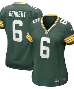 Kurt Benkert Green Bay Packers Womens Player Game Jersey - Green Nfl