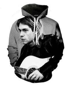 Kurt Cobain 3D Hoodie Zip Hoodie 02