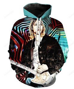 Kurt Cobain 3D Hoodie Zip Hoodie 06