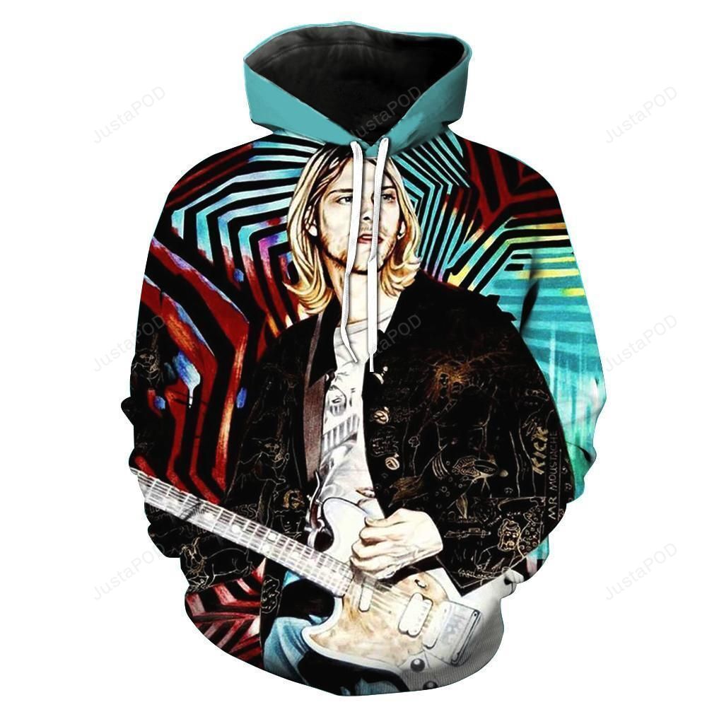Kurt Cobain 3D Hoodie Zip Hoodie 06