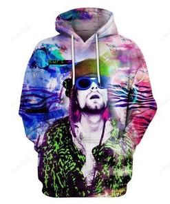 Kurt Cobain 3D Hoodie Zip Hoodie 09