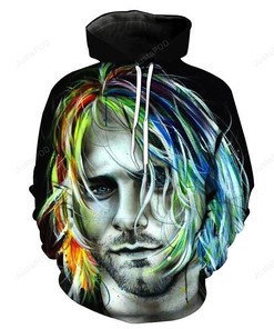 Kurt Cobain 3D Hoodie Zip Hoodie