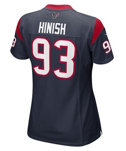 Kurt Hinish Houston Texans Women's Game Player Jersey - Navy